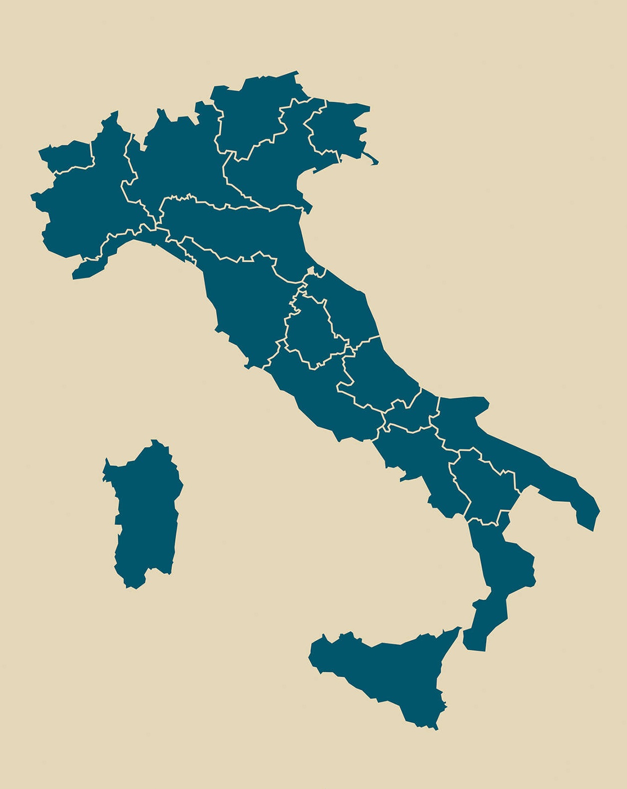Map of Italy